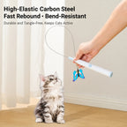 Interactive Butterfly Cat Toy | Self-Playing Wand with Suction Base