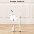 Interactive Butterfly Cat Toy | Self-Playing Wand with Suction Base