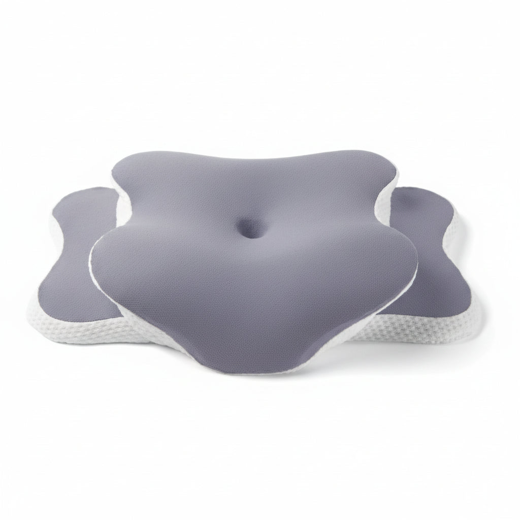 OCPAGA Signature Butterfly Sleep Ritual | Dual-Height Ergonomic Contour Pillow for All Sleep Positions