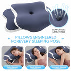 OCPAGA Signature Butterfly Sleep Ritual | Dual-Height Ergonomic Contour Pillow for All Sleep Positions