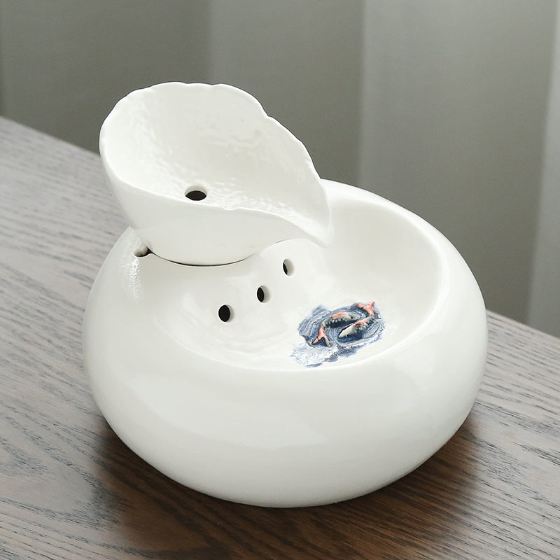 Cat Drinking Machine, Ceramic Automatic Circulating Drinking Device/ Bowl