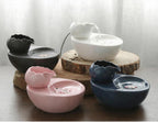 Ceramic Cat Water Fountain | Automatic Circulating, Quiet Pet Drinking Bowl