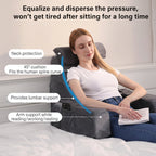 Adjustable Ergonomic Reading & Lounge & Back Support Pillow with Armrests