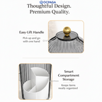 360° Rotating Makeup Brush Organizer with Dustproof Cover