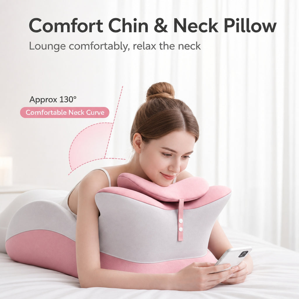 Ergonomic Memory Foam Body Pillow | Multi-Position, Detachable Headrest