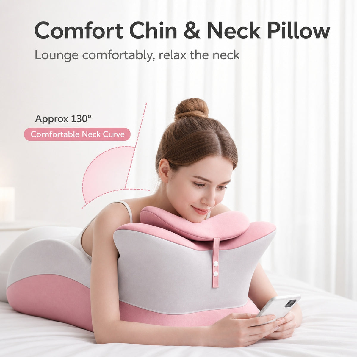 Ergonomic Memory Foam Body Pillow | Multi-Position, Detachable Headrest