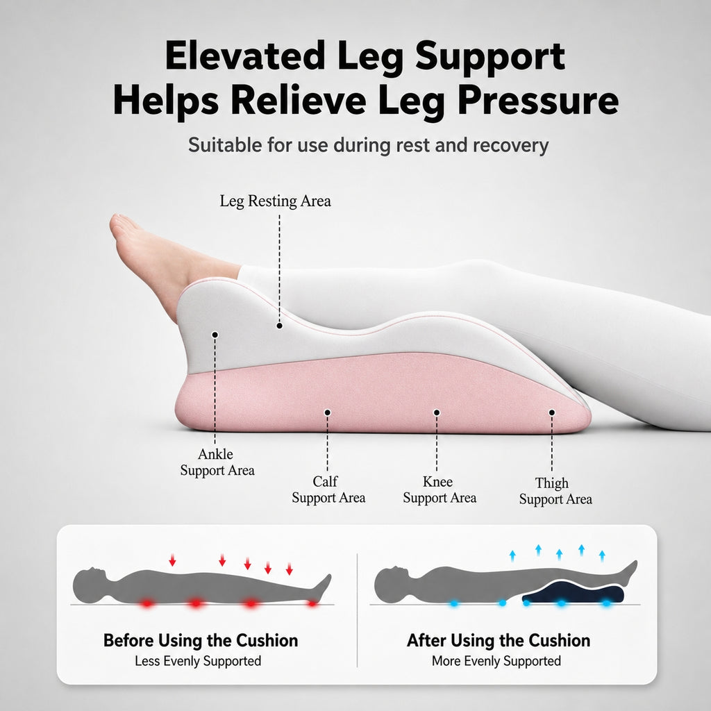 Ergonomic Memory Foam Body Pillow | Multi-Position, Detachable Headrest