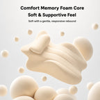 Ergonomic Memory Foam Body Pillow | Multi-Position, Detachable Headrest