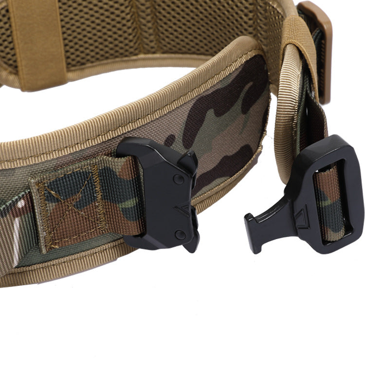 Tactical Dog Collar & Bungee Leash | Heavy-Duty with Control Handle