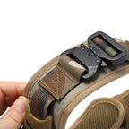Tactical Dog Collar & Bungee Leash | Heavy-Duty with Control Handle