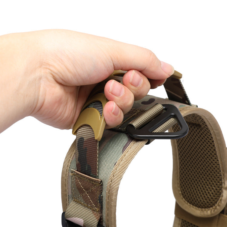 Tactical Dog Collar & Bungee Leash | Heavy-Duty with Control Handle