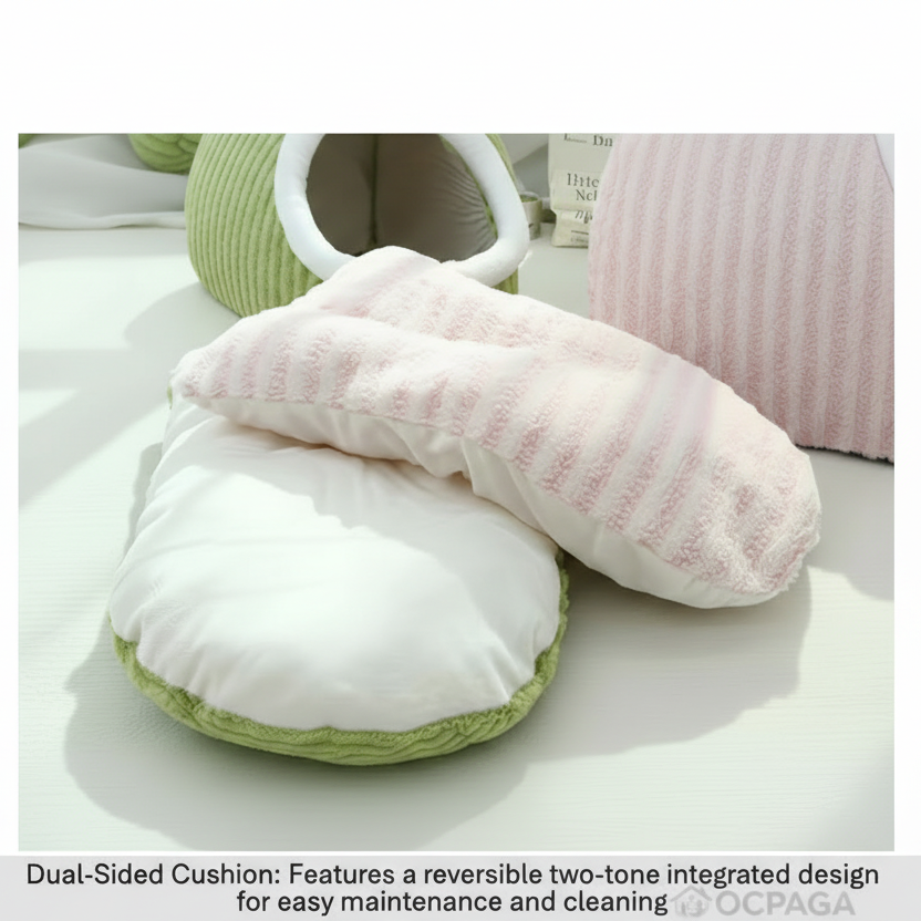 Cozy Cave Pet Bed with handheld