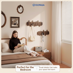 Solid Wood Piano Key Wall Hook Rack・Drill Holes / Non-drill Hole Clothes Hanger