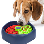 Rotating Puzzle Slow Feeder Dog Bowl | 3-Layer, Anti-Slip, Dishwasher Safe