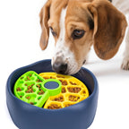 Rotating Puzzle Slow Feeder Dog Bowl | 3-Layer, Anti-Slip, Dishwasher Safe