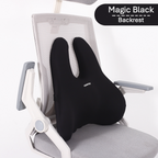 OCPAGA Orthopedic Ergonomic Seat & Back Support Set | Bamboo Charcoal Memory Foam Lumbar & Tailbone Relief