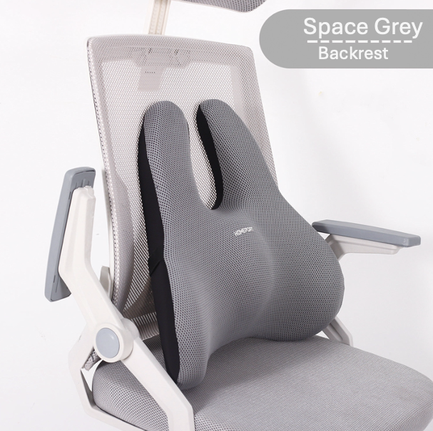 OCPAGA Orthopedic Ergonomic Seat & Back Support Set | Bamboo Charcoal Memory Foam Lumbar & Tailbone Relief