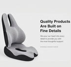 Ergonomic Lumbar Support & Seat Cushion Set | Memory Foam, Anti-Slip