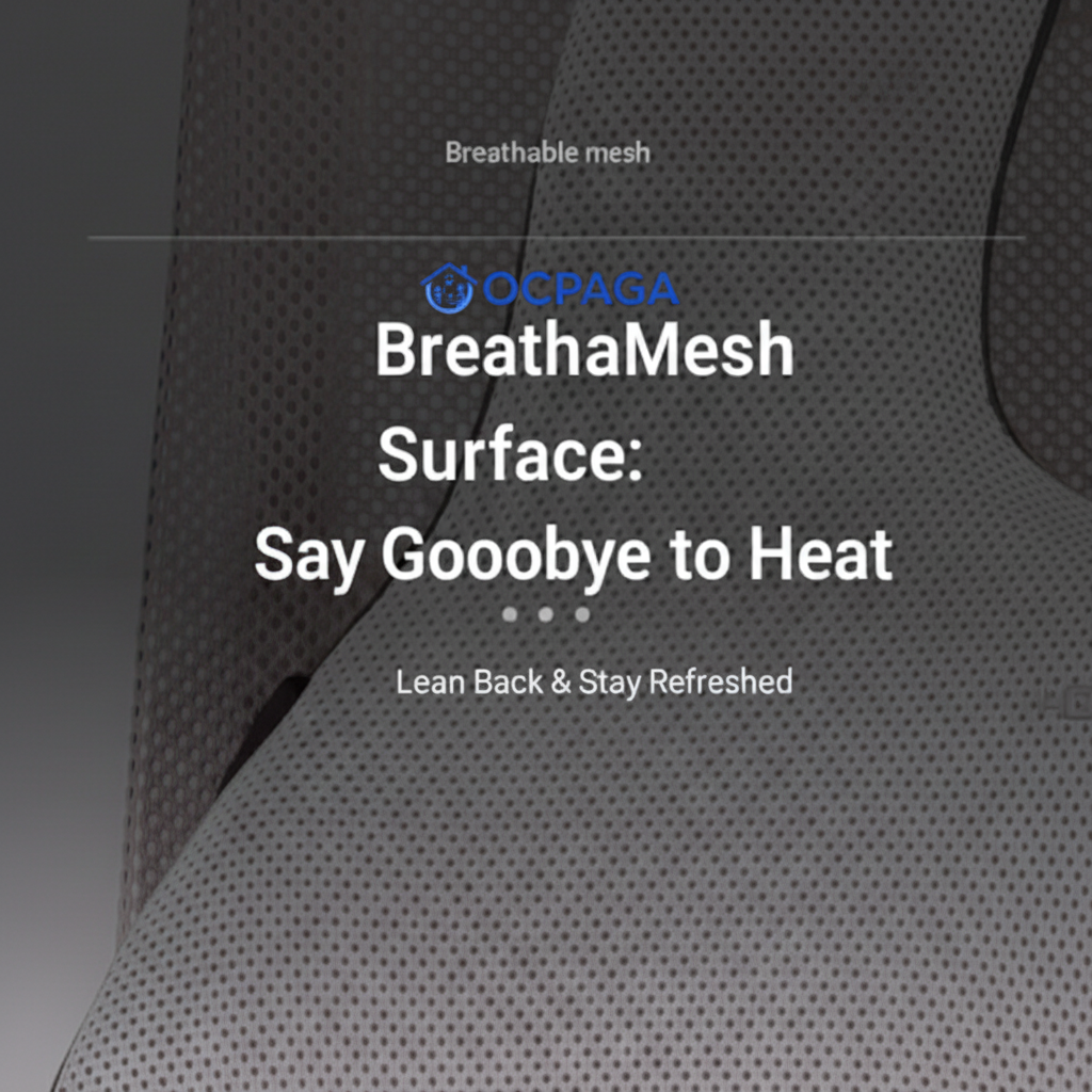 OCPAGA Orthopedic Ergonomic Seat & Back Support Set | Bamboo Charcoal Memory Foam Lumbar & Tailbone Relief