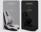 Ergonomic Lumbar Support & Seat Cushion Set | Memory Foam, Anti-Slip