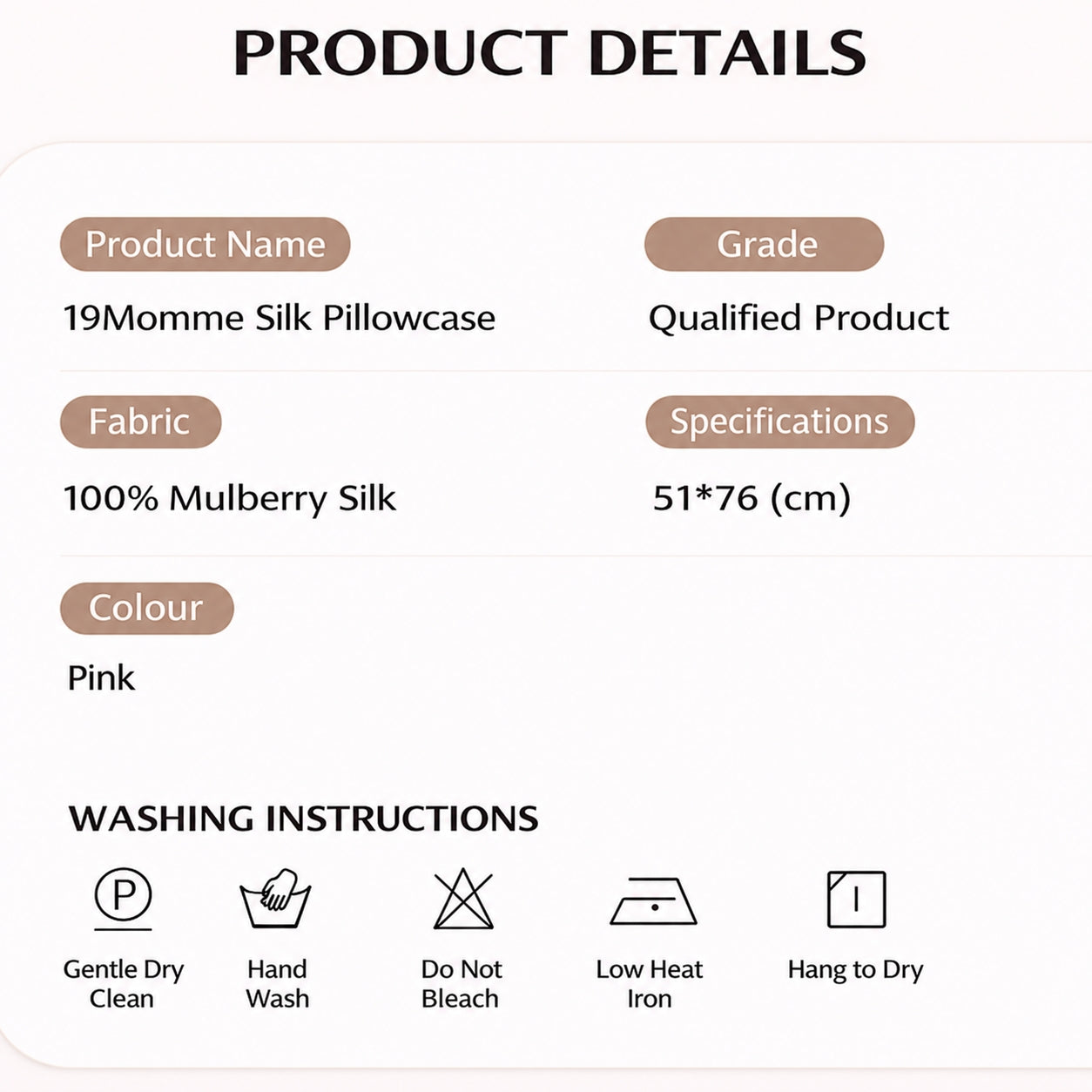 Mulberry Silk Pillowcase & Beauty Sleep Set | 6A Grade, 5 Pieces for Hair & Skin