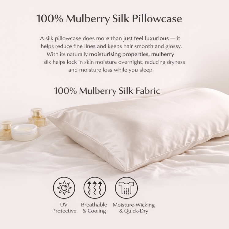 OCPAGA 6A Mulberry Silk Beauty Sleep Collection | The Ultimate 'That Girl' 5-Piece Ritual Set for Hair & Skin