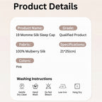 Mulberry Silk Pillowcase & Beauty Sleep Set | 6A Grade, 5 Pieces for Hair & Skin