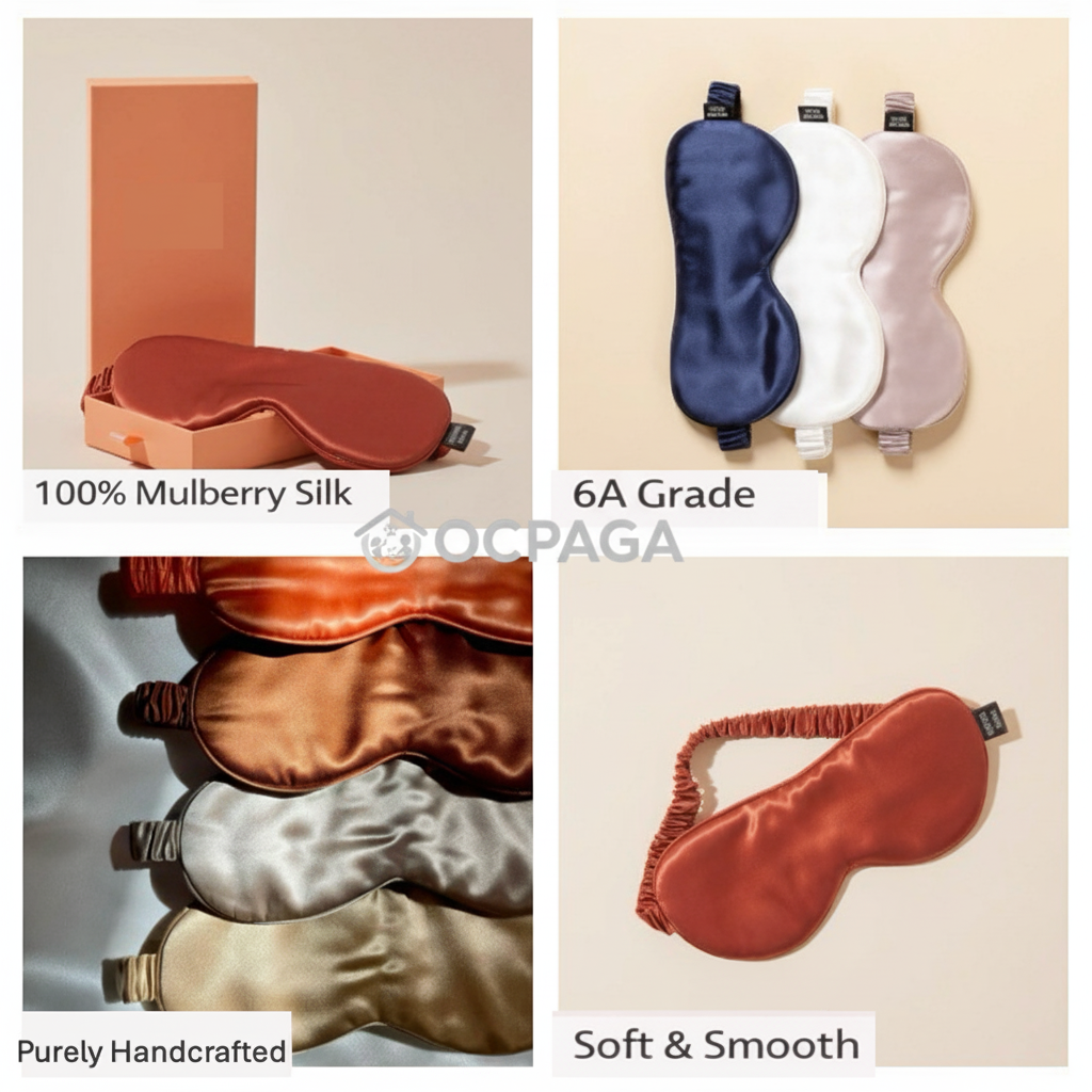 OCPAGA 6A Mulberry Silk Beauty Sleep Collection | The Ultimate 'That Girl' 5-Piece Ritual Set for Hair & Skin