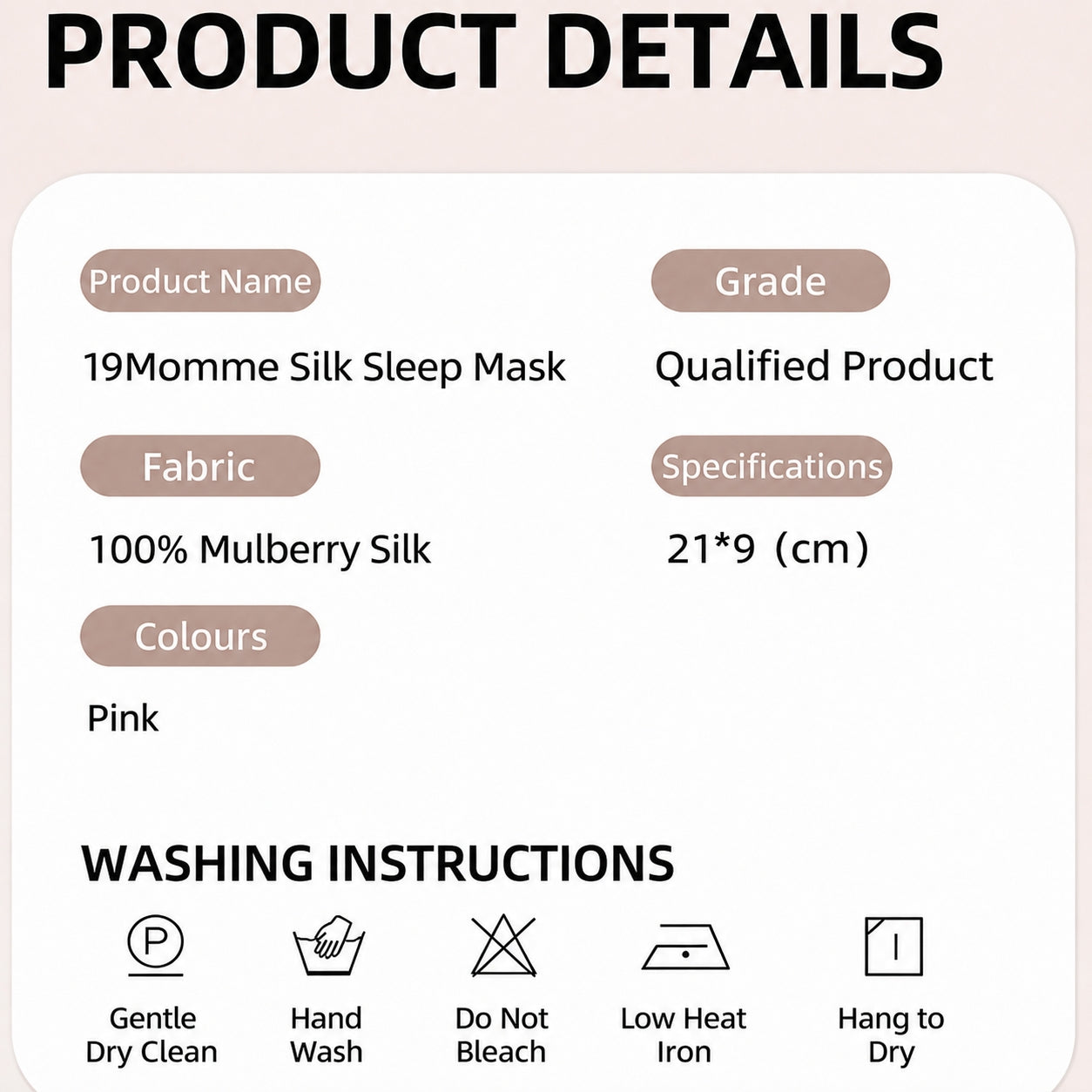 Mulberry Silk Pillowcase & Beauty Sleep Set | 6A Grade, 5 Pieces for Hair & Skin