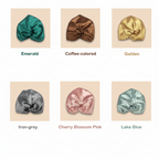 6A Mulberry Silk Turban | Sleep Shower Cap