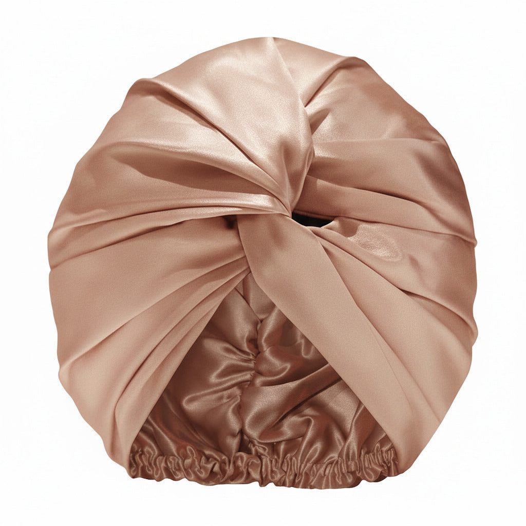 6A Mulberry Silk Turban | Sleep Shower Cap