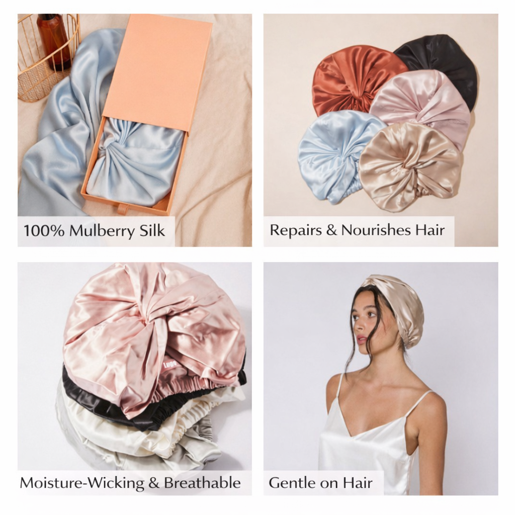 OCPAGA 6A Mulberry Silk Beauty Sleep Collection | The Ultimate 'That Girl' 5-Piece Ritual Set for Hair & Skin