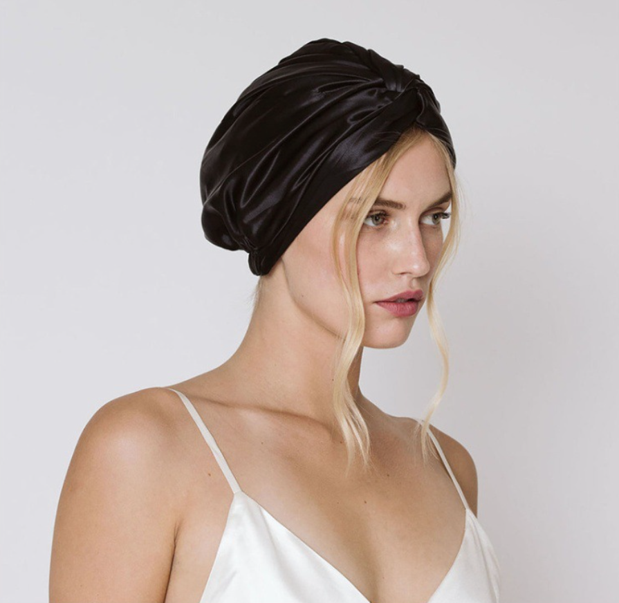 6A Mulberry Silk Turban | Sleep Shower Cap