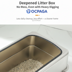 Stainless Steel Semi-Enclosed Cat Litter Box
