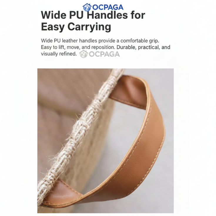 Natural Linen Storage Basket・Woven Jute Fabric Storage Basket/ Snack Box