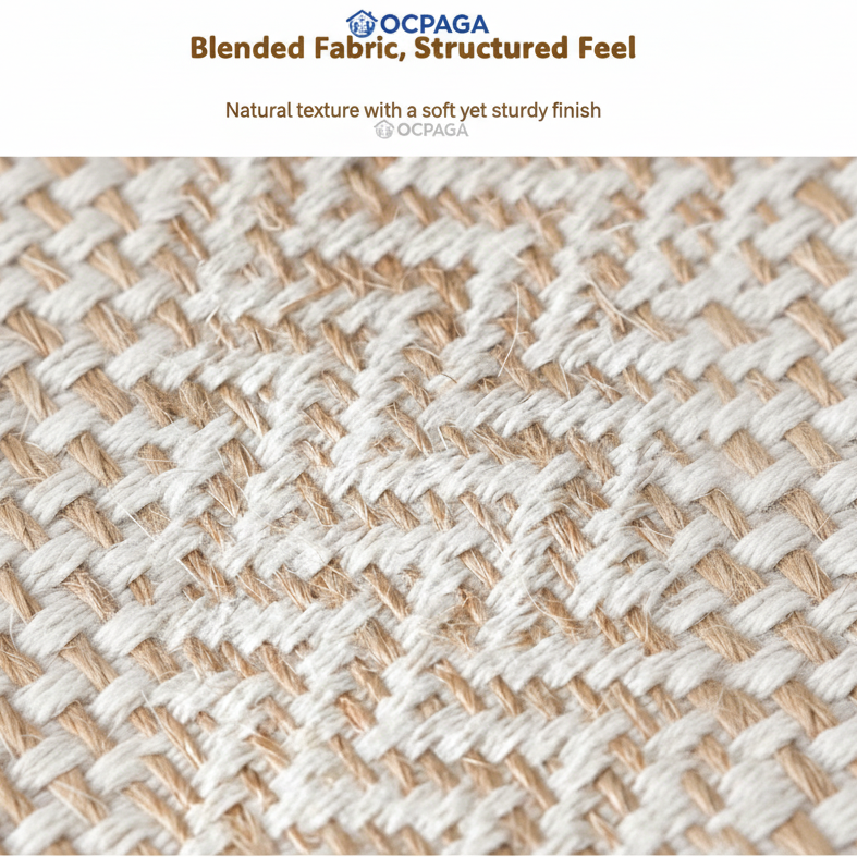 Natural Linen Storage Basket・Woven Jute Fabric Storage Basket/ Snack Box