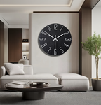 30cm Minimalist Sculpted Wall Clock・Silent Clock