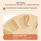 30cm Minimalist Sculpted Wall Clock・Silent Clock