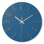 30cm Minimalist Sculpted Wall Clock・Silent Clock