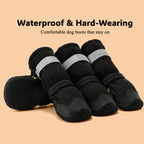 Waterproof Dog Boots | Anti-Slip Rubber Sole, Reflective Straps, All Sizes