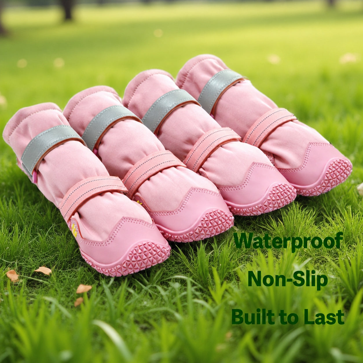 Waterproof Dog Boots | Anti-Slip Rubber Sole, Reflective Straps, All Sizes
