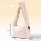 Insulated Crossbody Carry Bag for Cats & Small Pets