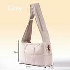 Insulated Crossbody Carry Bag for Cats & Small Pets