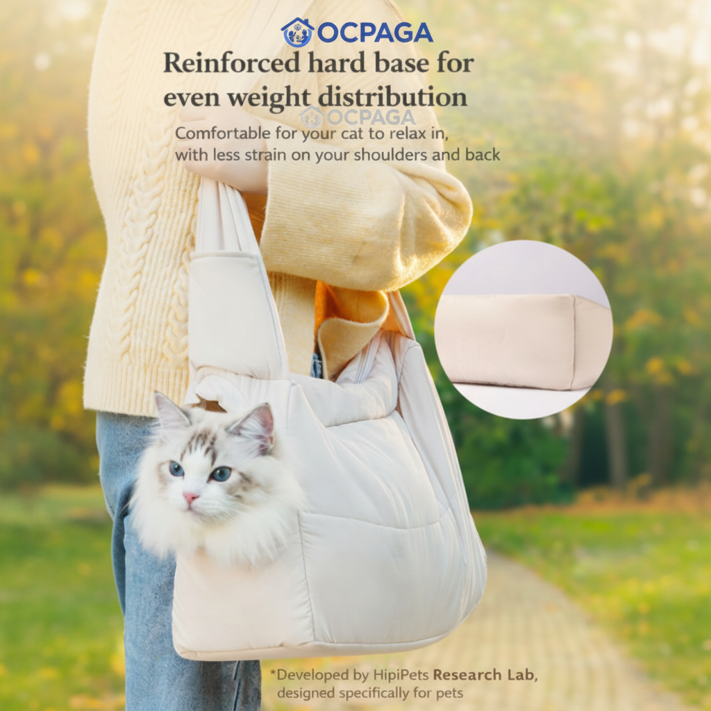 Insulated Crossbody Carry Bag for Cats & Small Pets